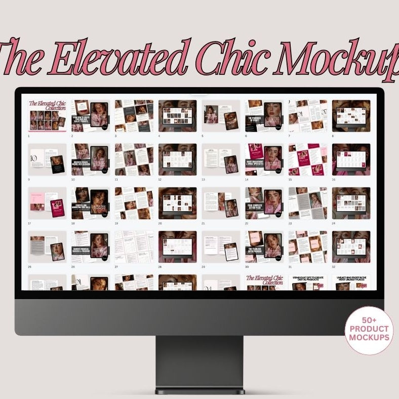 Elevated Chic Collection | Bundle of 10 Resell Products | Master Resell Rights | PLR/MRR