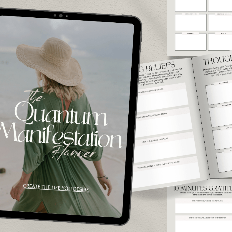 Quantum Manifestation Planner | Create The Life You Desire | PLR/MRR