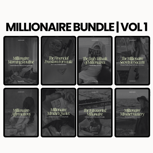 The Millionaire Vault Bundle | Wealth & Success Mindset That Millionaires Live By