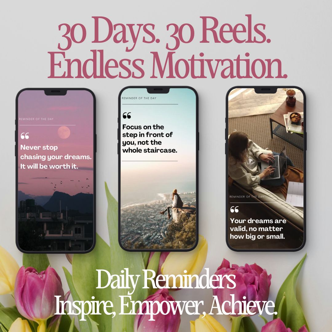 30 Days 30 Reels Endless Motivation | PLR/MRR