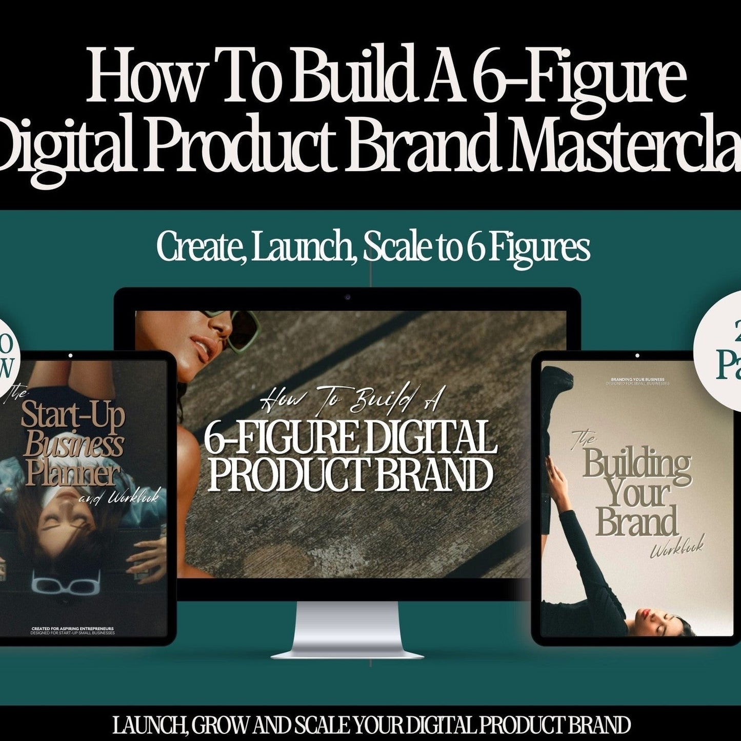 HOW TO BUILD A 6 FIGURE DIGITAL BRAND MASTERCLASS | PLR/MRR