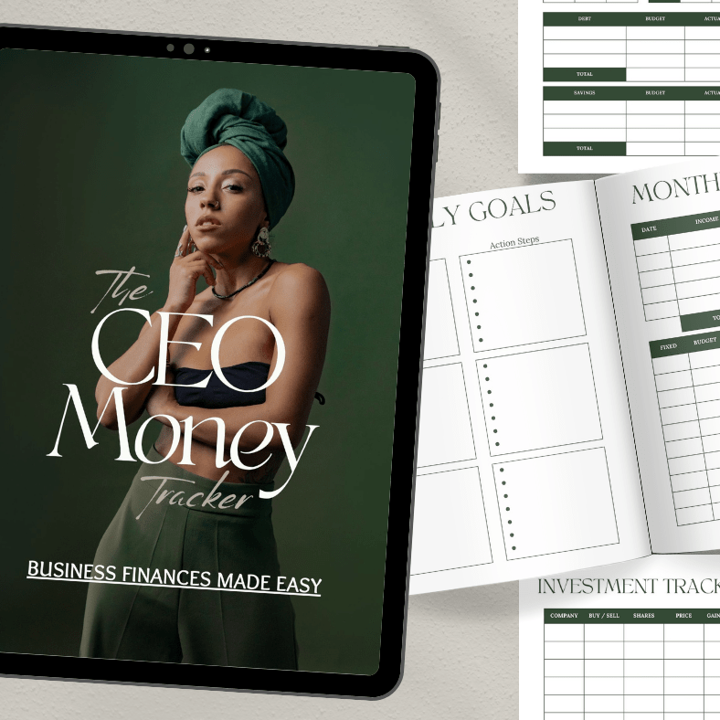 The CEO Money Tracker | Business Finance Made Easy | PLR/MRR