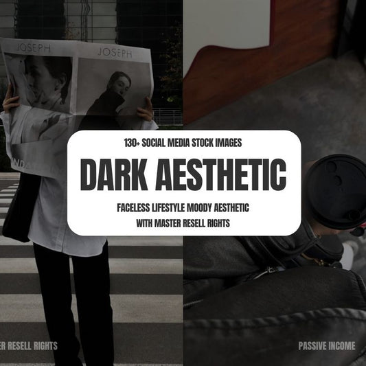 130 Faceless Social Media Images | Dark Aesthetic