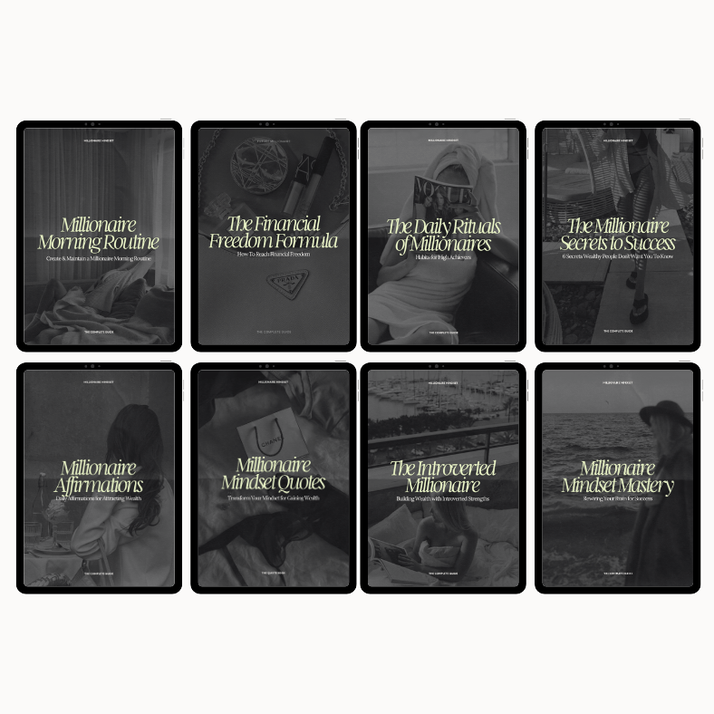 The Millionaire Vault Bundle | Wealth & Success Mindset That Millionaires Live By