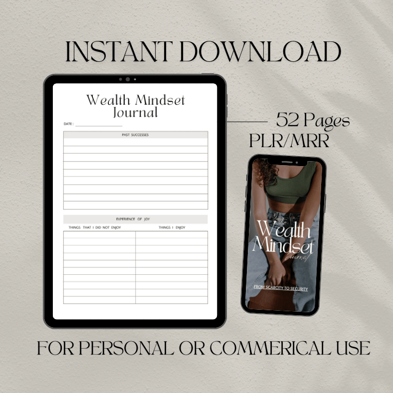 The Wealth Mindset Journal | PLR/MRR