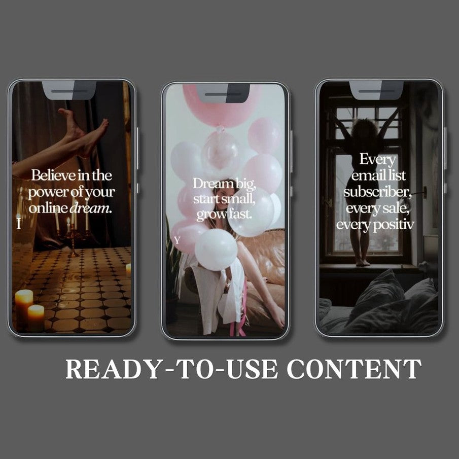 30 Motivational Reels With Content | PLR/MRR