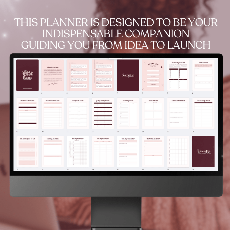 The Start Up Business Planner & Workbook | MRR/PLR Plus FREE GIFTS