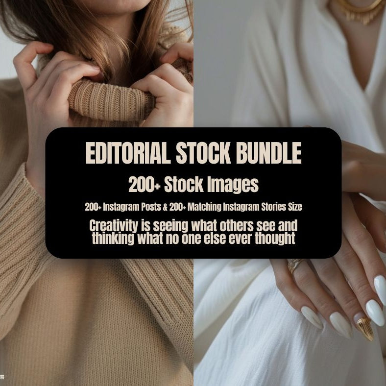 200+ Vanilla Boho Stock Image Collection— | PLR/MRR
