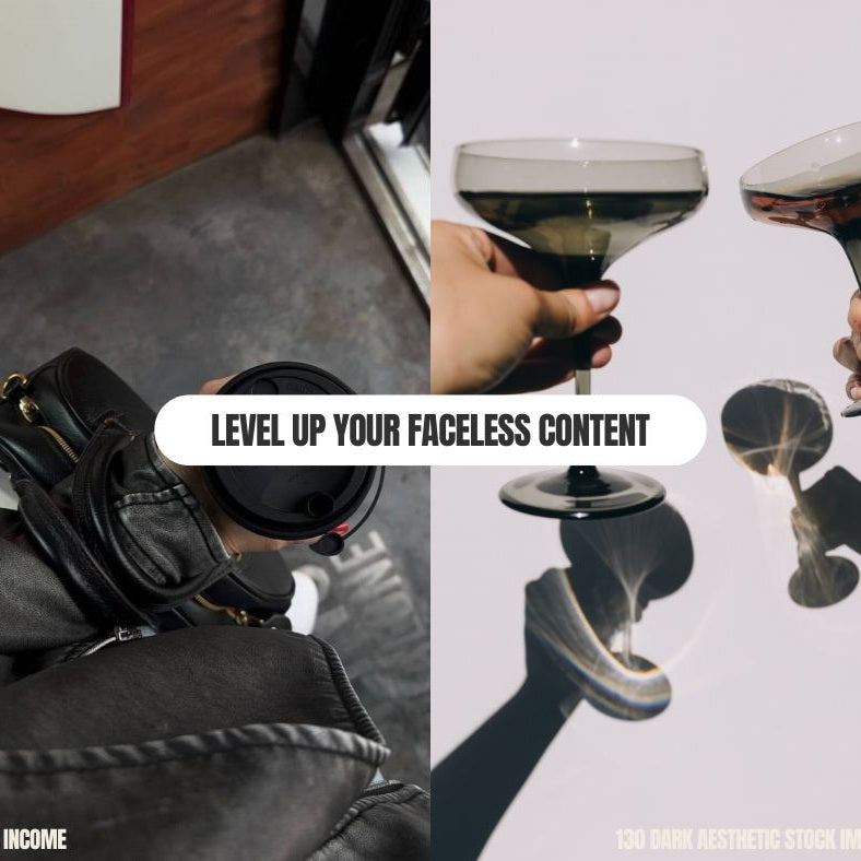 130 Faceless Social Media Images | Dark Aesthetic