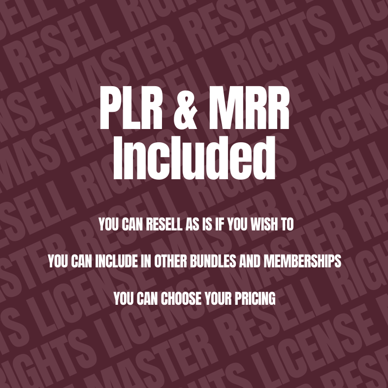 The Start Up Business Planner & Workbook | MRR/PLR Plus FREE GIFTS