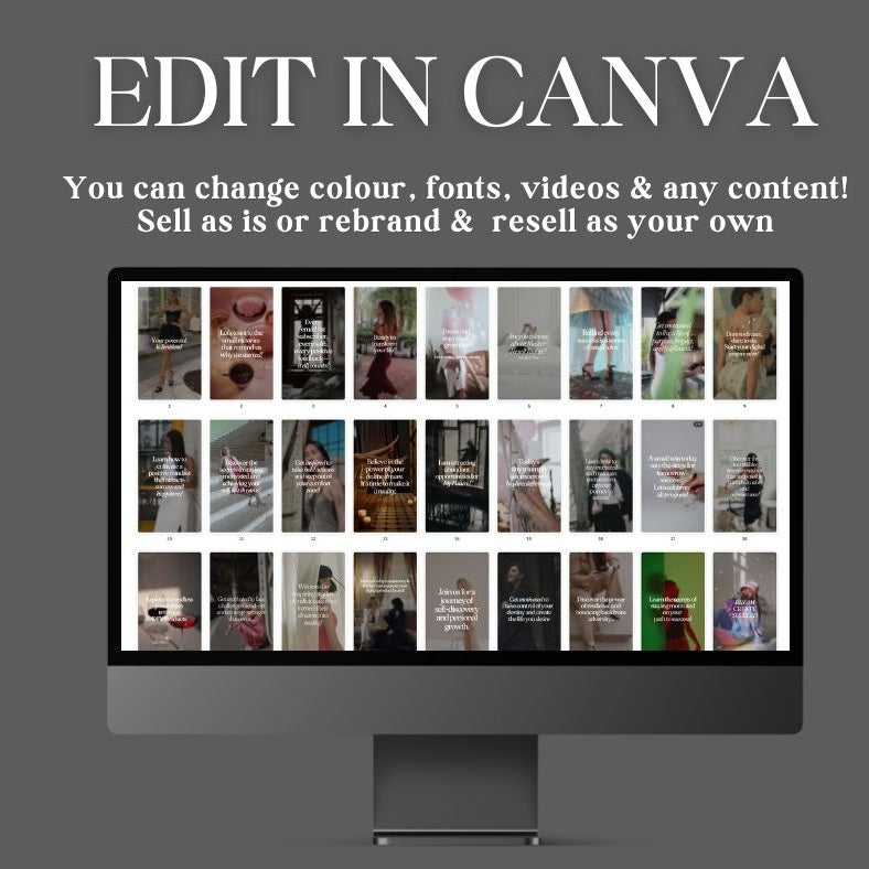 30 Motivational Reels With Content | PLR/MRR