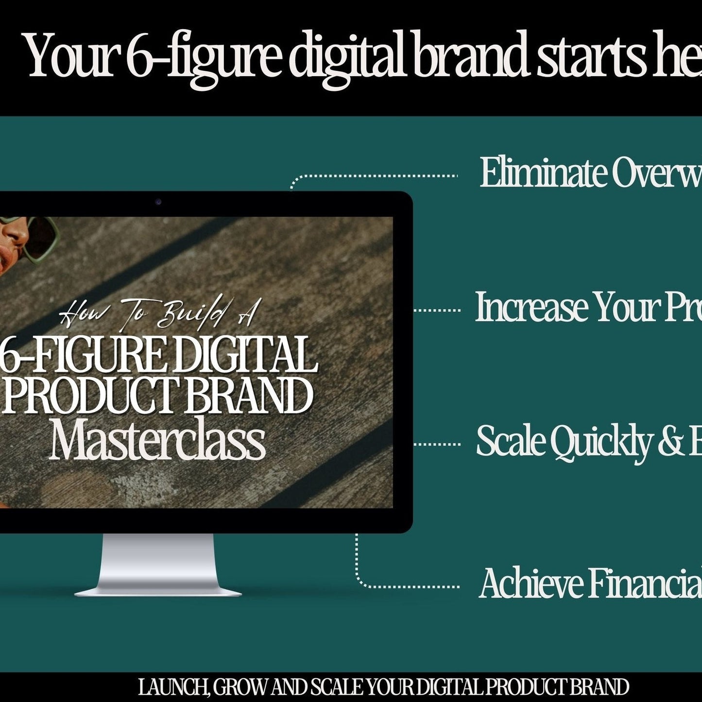 HOW TO BUILD A 6 FIGURE DIGITAL BRAND MASTERCLASS | PLR/MRR