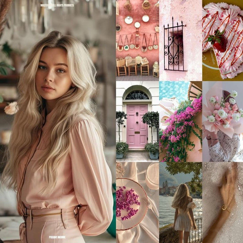 170 Pink Aesthetic Boho Images | PLR/MRR