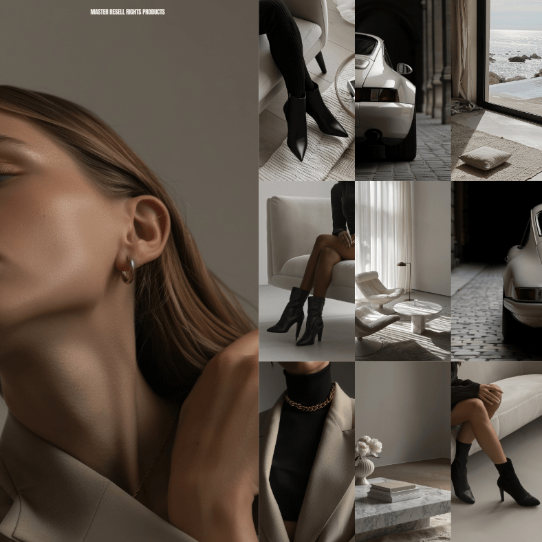 140 Faceless Aesthetic Images | PLR/MRR