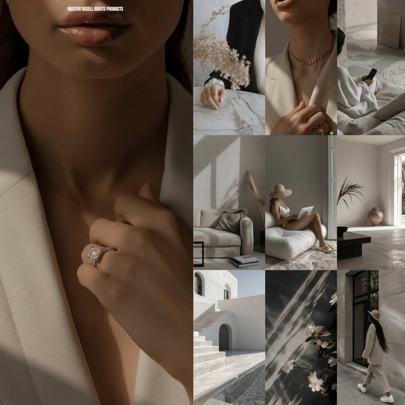 140 Faceless Aesthetic Images | PLR/MRR