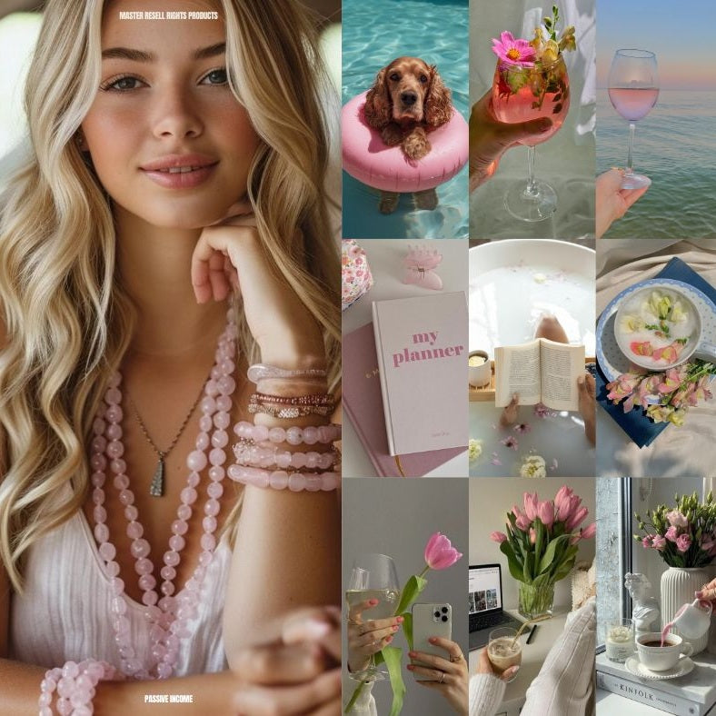 170 Pink Aesthetic Boho Images | PLR/MRR