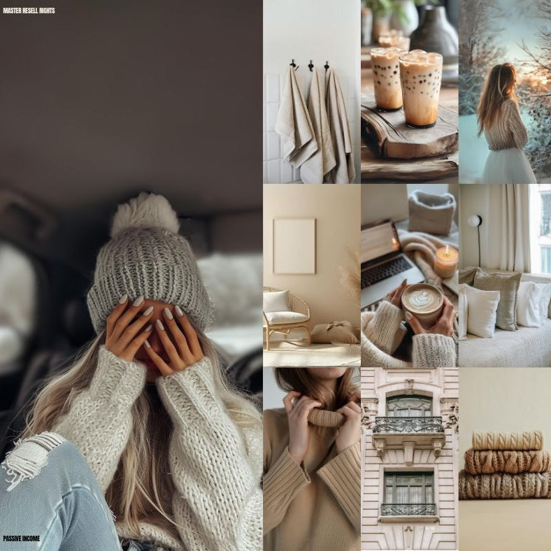 200+ Vanilla Boho Stock Image Collection— | PLR/MRR