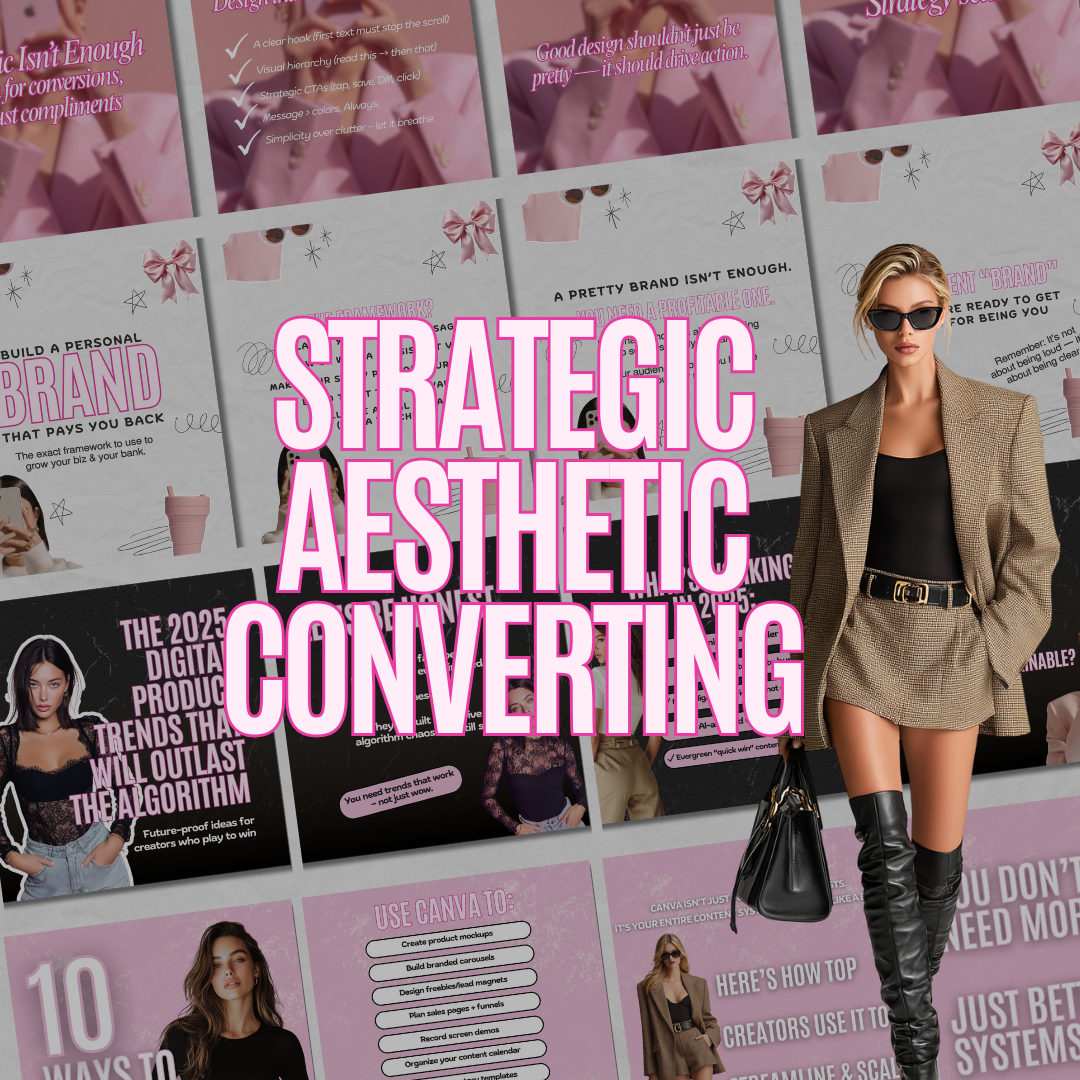 Main Character Carousels | MRR Rights Viral Ready Canva Templates